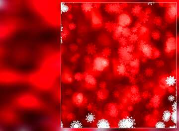 FX №88951 Red Christmas background blank card
