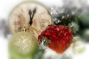FX №89186 Christmas party card background