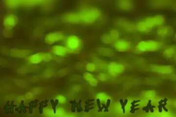 FX №91820 happy new year brilliant green  background