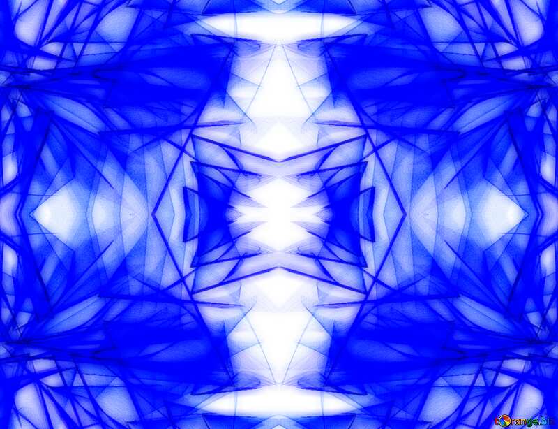 Background graphic fractal blue №40606